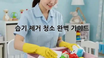습기 제거 청소 완벽 가이드